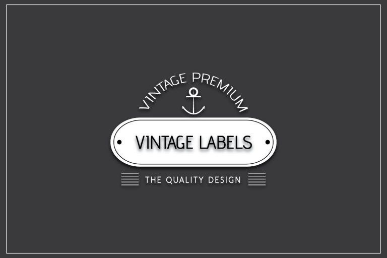 Illustrator Tutorial Logo Design Lable Vintage