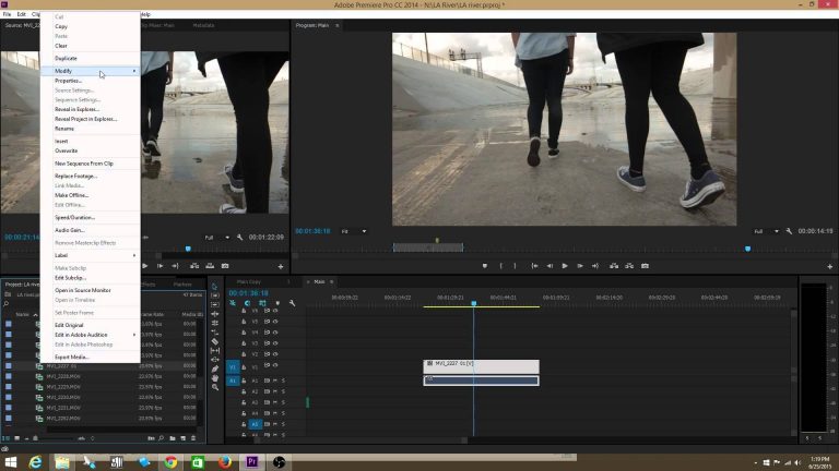 Adobe Premiere Pro CC 2014 Tutorial – Part 11 – Frame Rates / Time Remapping / Speed Ramping