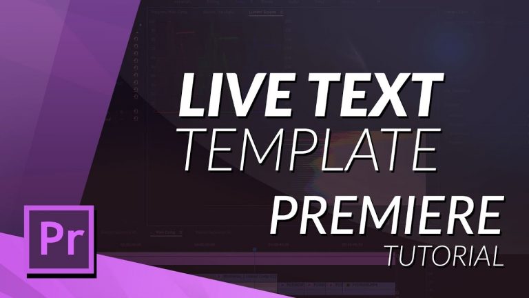 LIVE TEXT TEMPLATE EXPLAINED + TUTORIAL