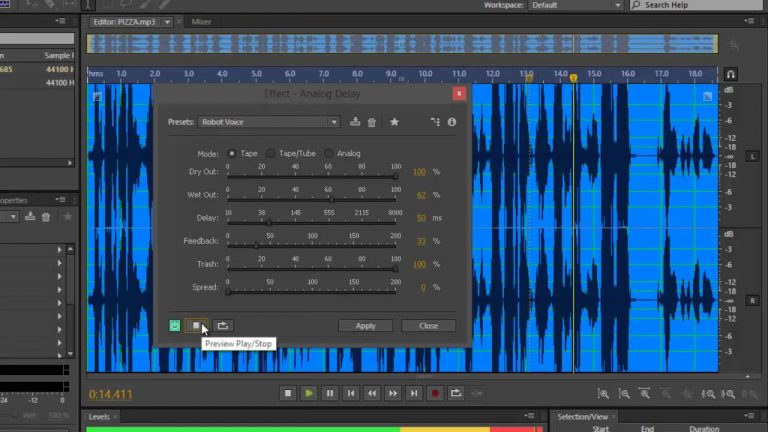 Delay and Echo Effects – Adobe Audition CS6