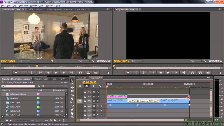 Adobe Premiere Pro CC Tutorial | Editing A Nested Sequence From The Source Monitor