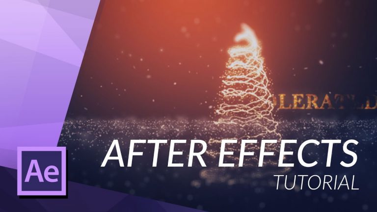 CREATE A CHRISTMAS TREE in AFTER EFFECTS with PARTICULAR