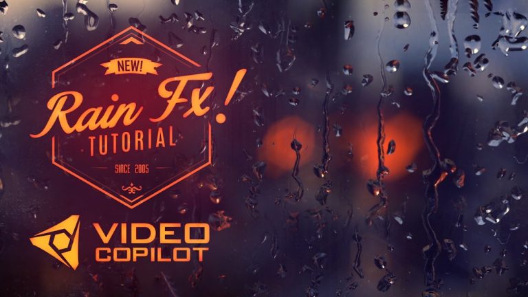 Realistic Rain Drop FX Tutorial! 100% After Effects!