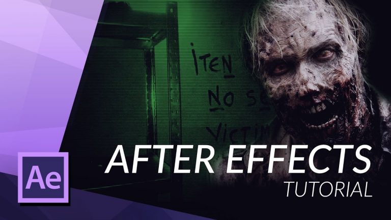 ZOMBIE/HORROR COLORGRADING in AFTER EFFECTS