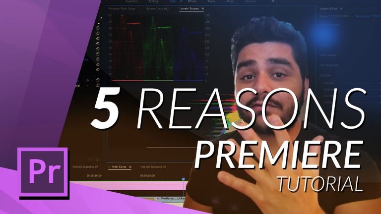 5 REASONS you SHOULD use PREMIERE PRO as a YOUTUBER