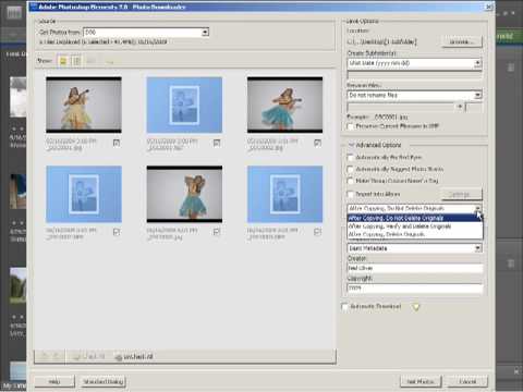 Photoshop Elements 7 Tutorial Video – Importing Photos from Camera