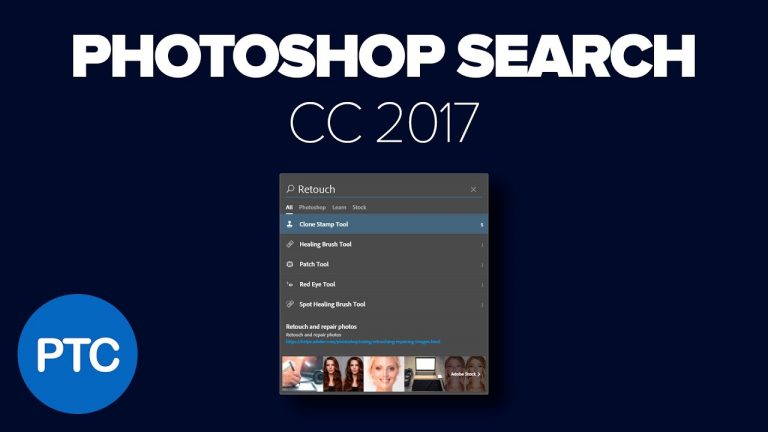 Photoshop Search Tutorial – Search Feature Explained –  CC 2017
