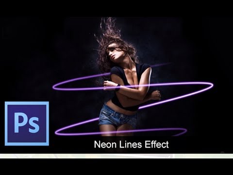 Adobe Photoshop CS6 – Basic Neon Lines [ Tutorial ]