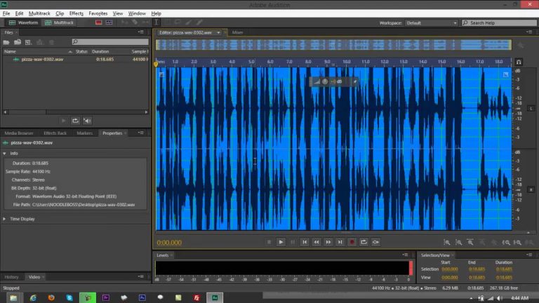 Convert WAV to MOV (QuickTime Audio) Using Adobe Audition CS6