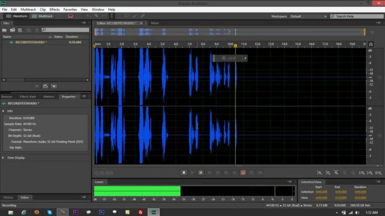 Audio Hardware Setup (Mic Input and Monitoring Speakers) on Adobe Audition CS6