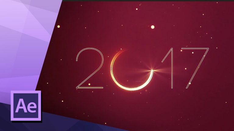 NEW YEAR PROMO in AFTER EFFECTS TUTORIAL