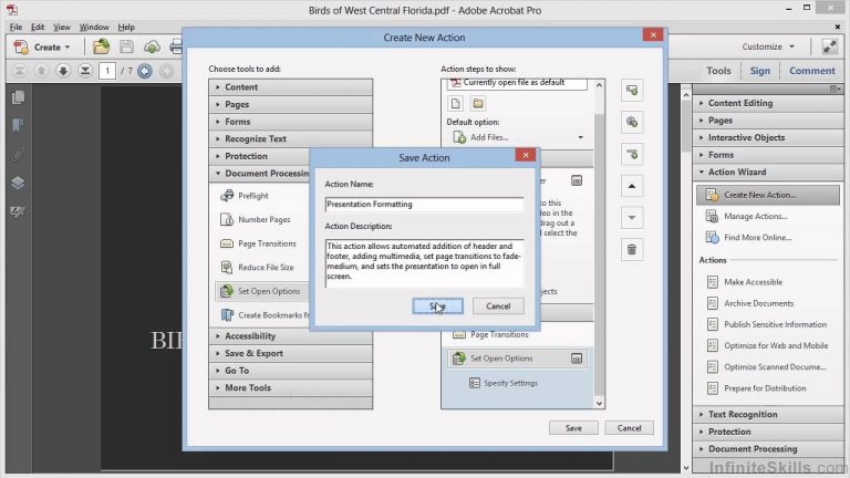Adobe Acrobat XI Advanced Tutorial | Creating Custom Actions