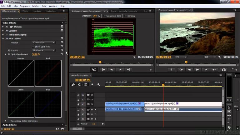 Adobe Premiere Pro and SpeedGrade Tutorial | Using Secondary Correction Controls Within Effects