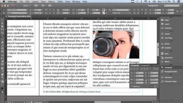 Adobe InDesign CC Tutorial | Powerful Paragraph Alignment Features