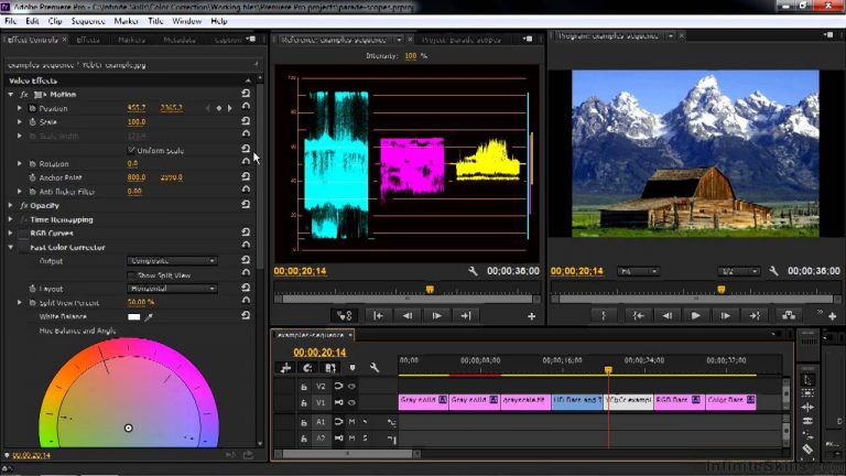 Premiere Pro and SpeedGrade Tutorial | Viewing The YCBCR Parade Scope