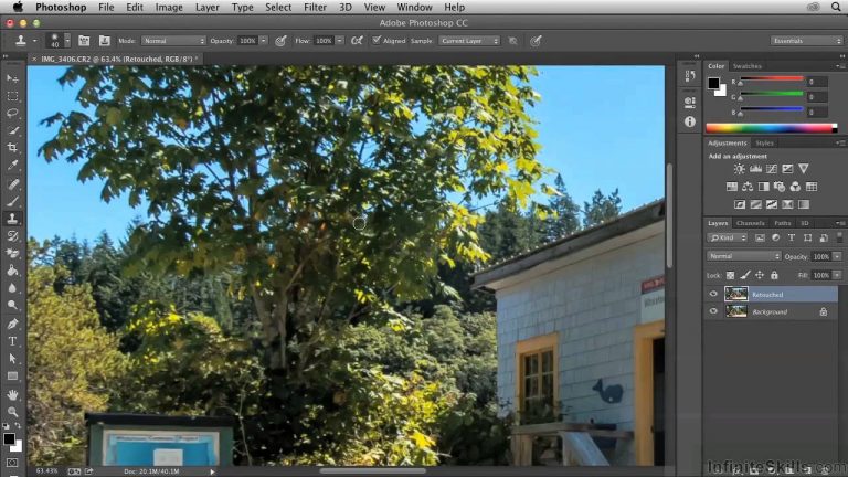 Photoshop for Architects Tutorial | Retouching An Image To Remove Unwanted Content