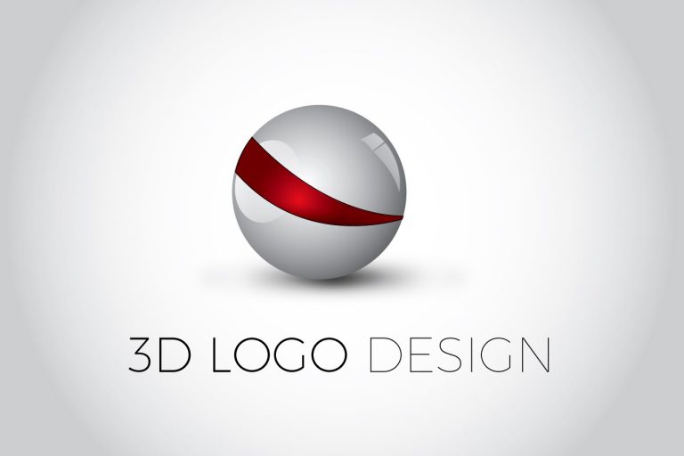 3D Glossy Ball Logo Design | Illustrator Tutorial