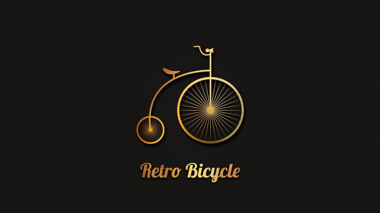 Illustrator Tutorial | Making Retro Bicycle Logo Design