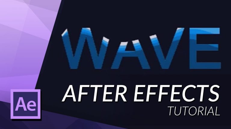HOW TO CREATE LIQUID WAVE TEXT IN AFTER EFFECTS