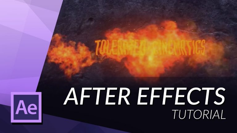 HOW TO MAKE THE FIRE TEXT REVEAL IN AFTER EFFECTS