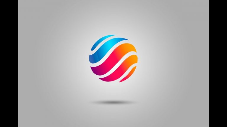 Illustrator Tutorial | Colorfull 3D Logo Design Spiral Ball