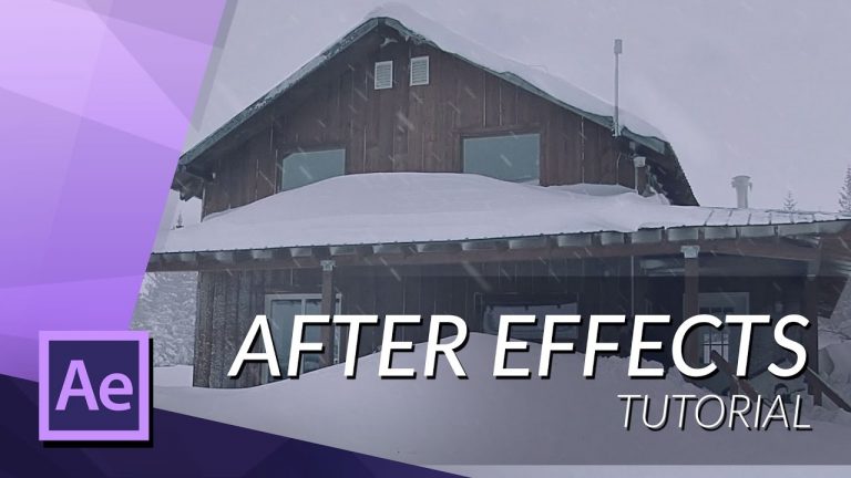 HOW TO CREATE REALISTIC SNOW IN AFTER EFFECTS