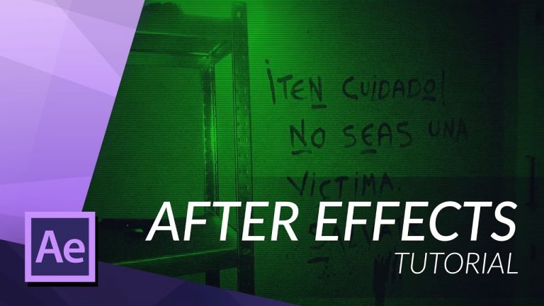 HOW TO CREATE NIGHT VISION LOOK IN AFTER EFFECTS TUTORIAL