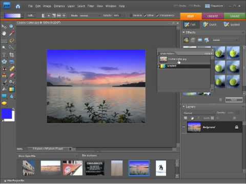 Photoshop Elements 7 Tutorial Creating gradients