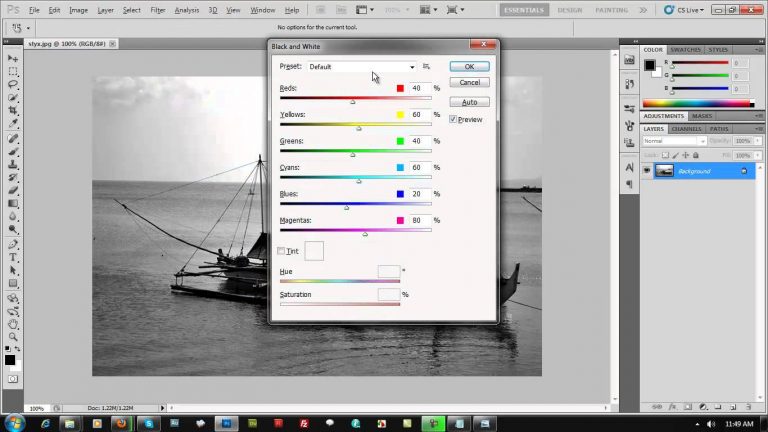 How to Edit Images to Black and White on Adobe Photoshop CS5