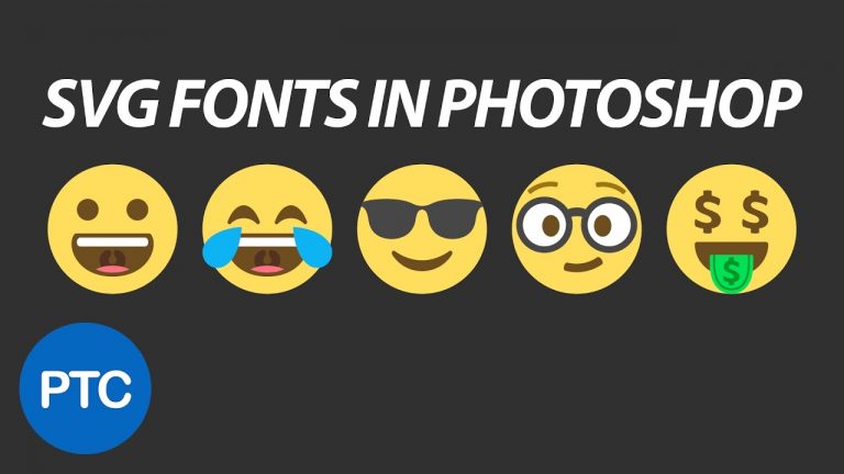 SVG Fonts In Photoshop CC 2017 – Emojis In Photoshop!