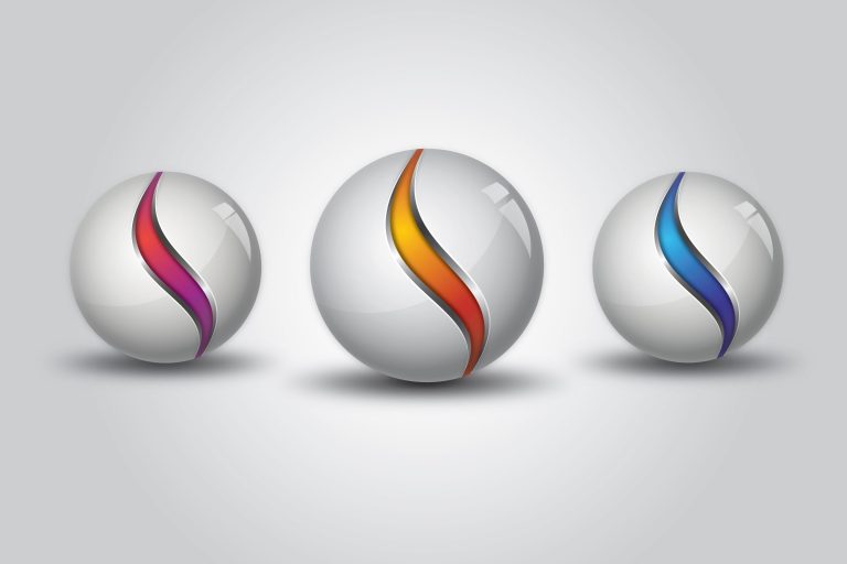 Illustrator Tutorial 3D Glossy Ball Logo Design