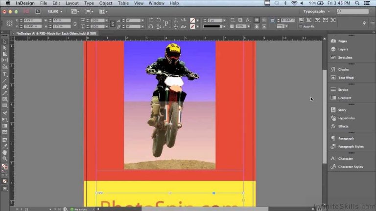 Adobe InDesign CC Tutorial | InDesign, AI, And PSD Are Made For Each Other