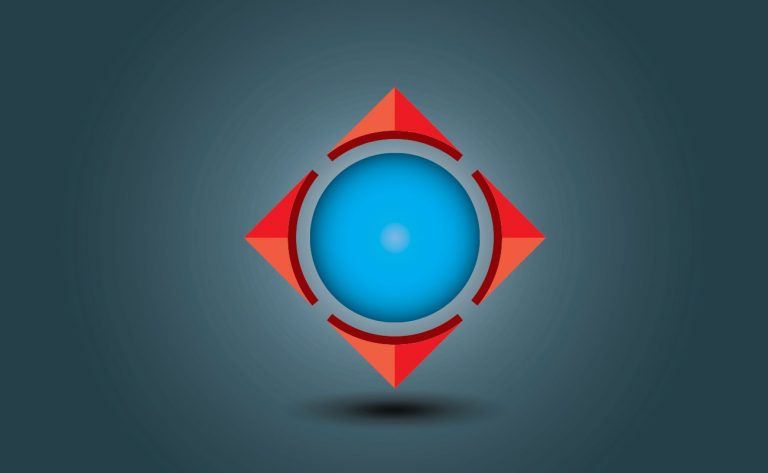Illustrator Tutorial | 3D Logo Design | Circle Inside