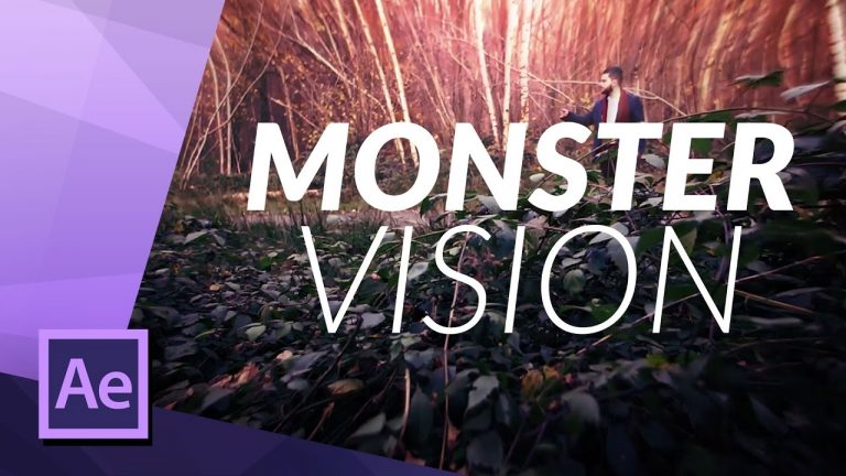 MONSTER VISION EFFECT in AFTER EFFECTS   TUTORIAL