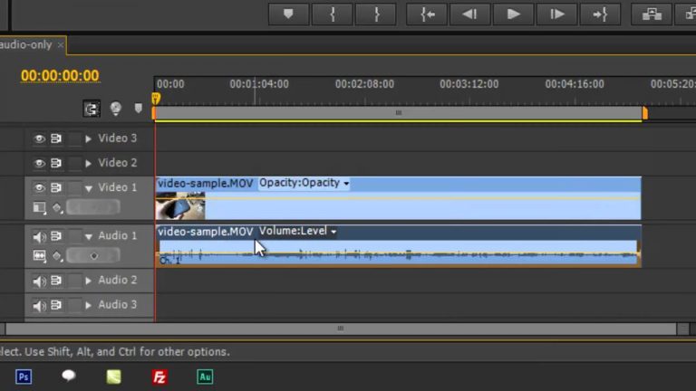 Exporting Audio from a Video File on Adobe Premiere Pro CS6
