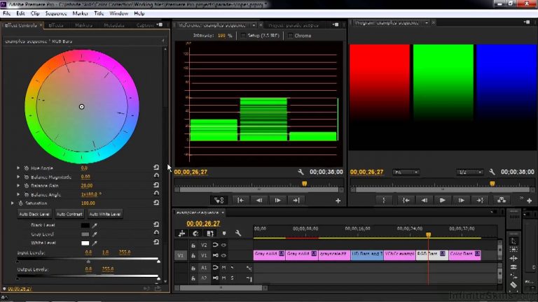 Premiere Pro and SpeedGrade Tutorial | Viewing The RGB Parade