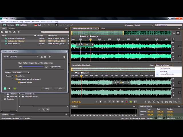 Adobe Audition CC Tutorial | Working In The Preview Editor