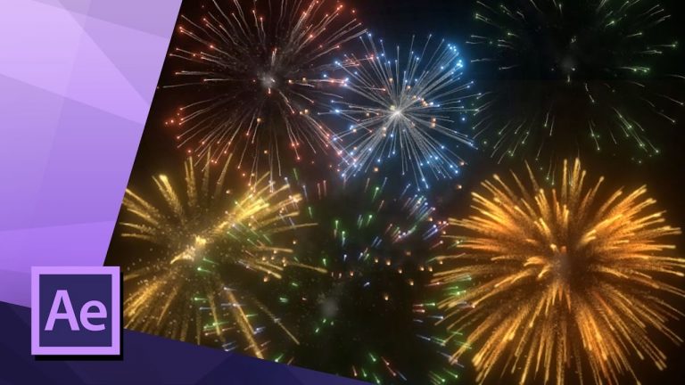HOW TO CREATE A FIREWORKS INTRO in AFTER EFFECTS