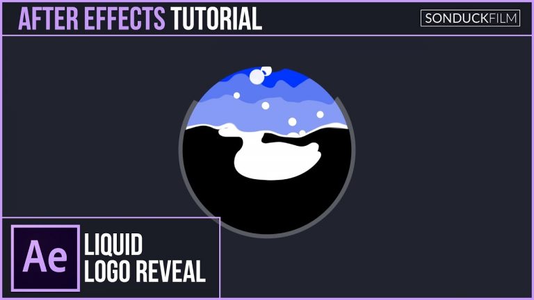 After Effects Tutorial: Liquid Bubble Logo Reveal Effect – Motion Graphics