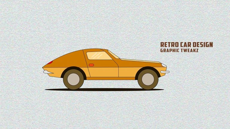 Illustrator Tutorial | Logo Design Car Retro