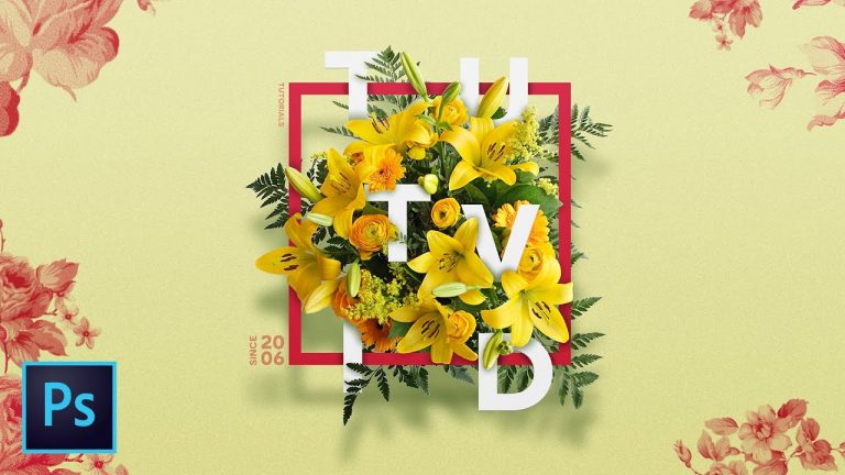Create a Floral Typography Text Effect in Photoshop CC