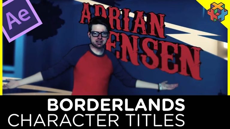 Borderlands Character Titles – After Effects Tutorial