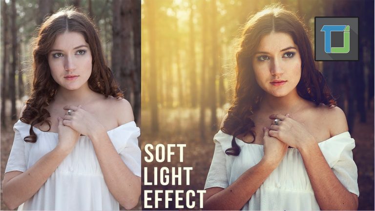 soft warm light effect | photoshop tutorial | photo effects