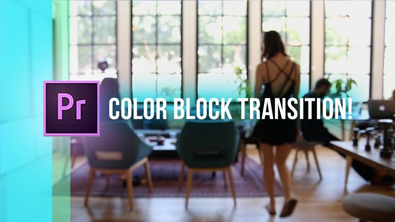 CLEAN Color Blocking Transition Effect! (Adobe Premiere Pro CC 2017 How to / Tutorial)
