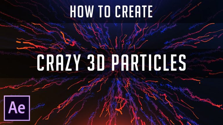 After Effects Tutorials : Crazy 3D Particles with Trapcode Particular