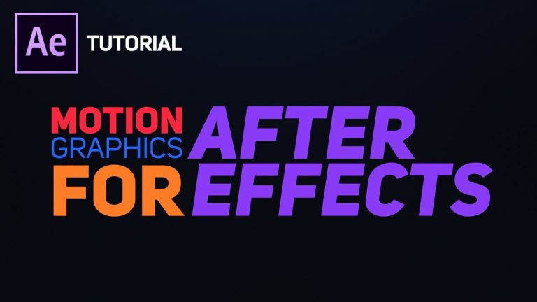 Create Bouncy Text Typography in After Effects – Complete After Effects Tutorial