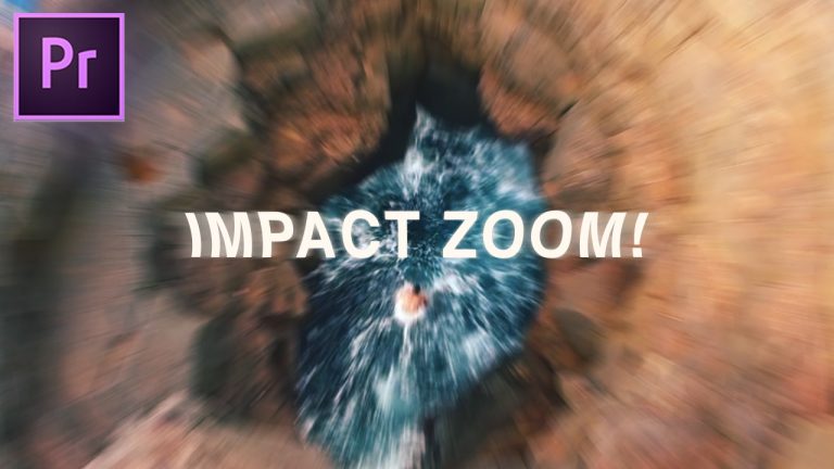 IMPACT ZOOM Bump Effect | Adobe Premiere Pro CC 2017 Tutorial (How to)