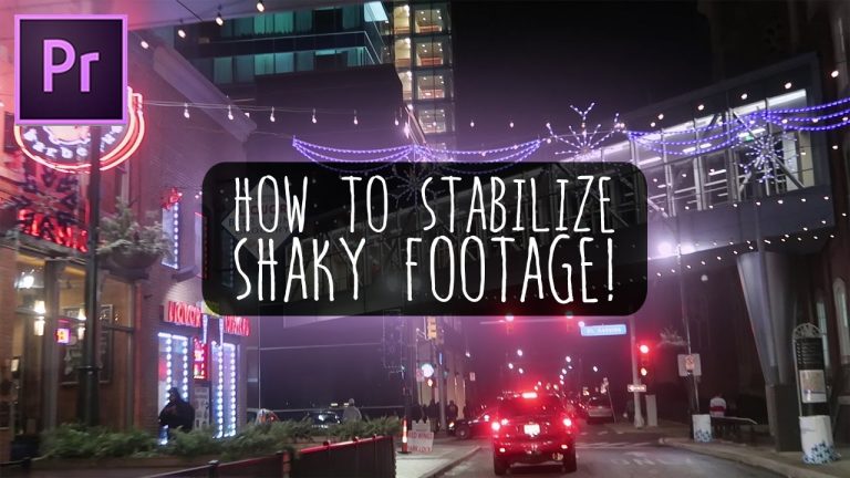 How to Fix Shaky Video in Premiere Pro with Warp Stabilizer (Adobe CC 2017 Tutorial)