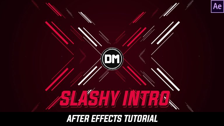 After Effects Tutorial : Amazing Slashy Intro with Shapelayers