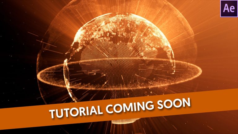After Effects Tutorial : 3D Earth Particles (Tutorial Preview)